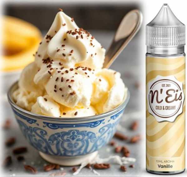 Vanille Eis N'Eis Liquid 10ml-in-60ml Shake-and-Vape