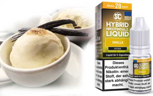 Vanilla Vanille Nikotinsalz Hybrid SC Liquid 20mg 10ml​
