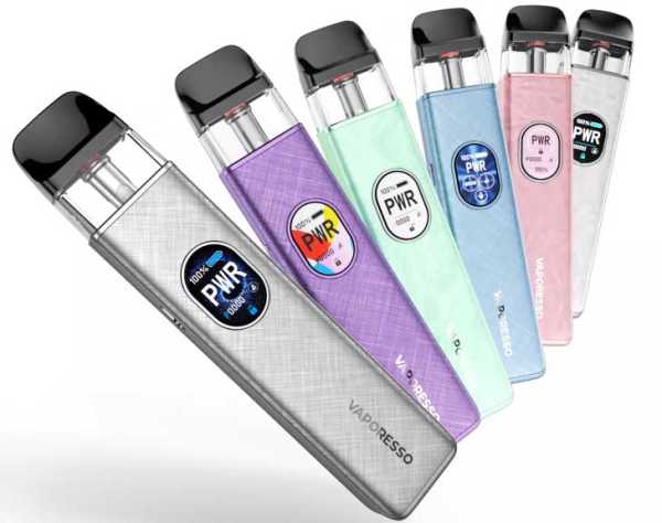 XROS 5 Kit Pod E-Zigarette Zugautomatik Vaporesso 1500mAh 120,8x24,5x14,5mm 30 Watt 3ml