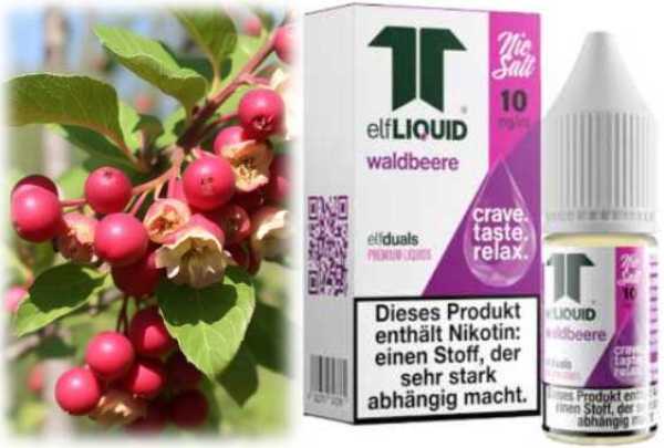 Waldbeere Elf-Liquid 10ml Nikotinsalz Liquid  20mg 10mg