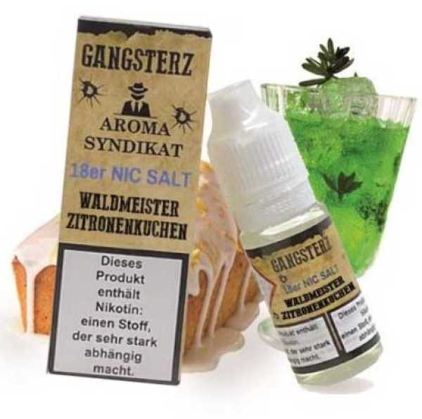 Zitronenkuchen Waldmeister Nikotinsalz Liquid Gangsterz 10ml