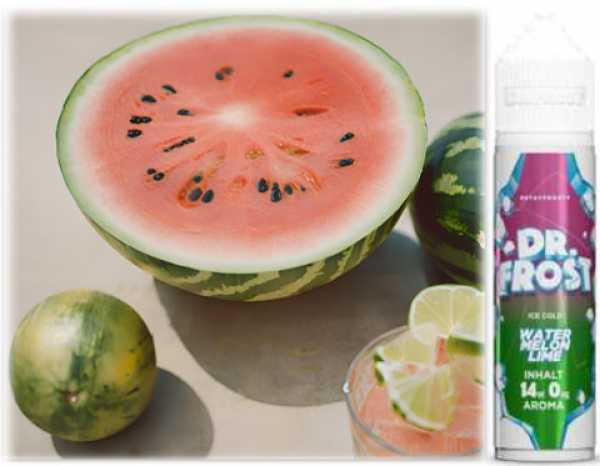 Watermelon Lime Ice Cold Wassermelone Limette Kälte Liquid 14ml-in-60ml Dr. Frost Longfill