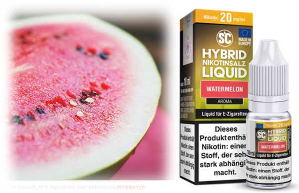 Watermelon Wassermelone Nikotinsalz Hybrid SC Liquid 20mg 10ml​
