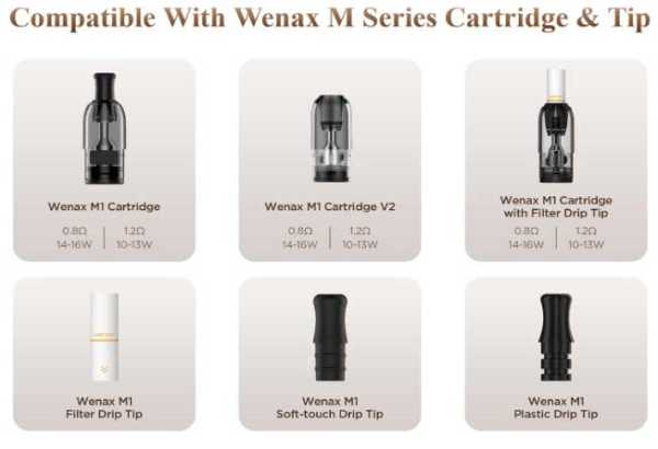 Geekvape Wenax M1 Starter Set 16W Zugautomatik  400mAh 2.500 mAh