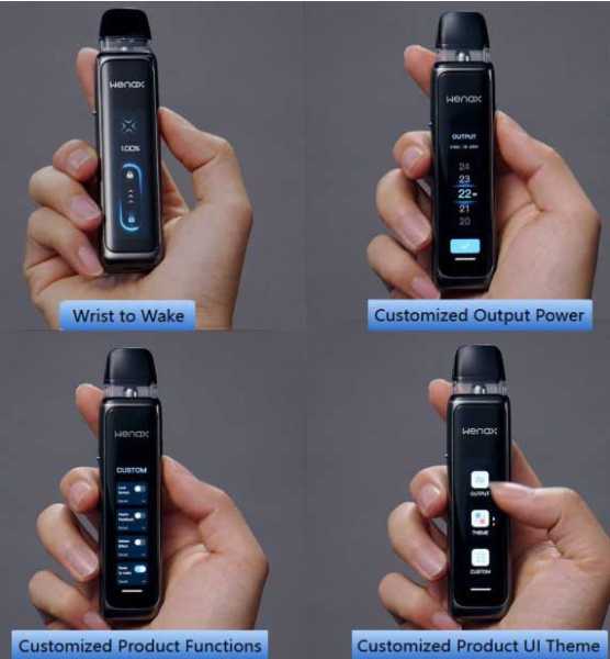 Wenax Q Ultra 30W Geekvape 1300mAh max. 30 Watt 3,0ml Wrist Wake Funktion