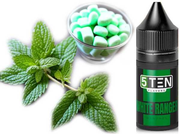 White Ranger 5ten Dragees Minze Fiveten 2,5ml-in-30ml