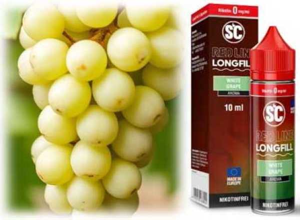 White Grape grüne Weintrauben Menthol SC Red Line Longfill 10-in-60ml