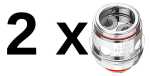 2 x UN2-2 Dual Mesh Coils für Valyrian 2 Verdampfer Uwell