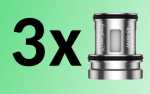 3 x Kriemhild 2 FreeCore K1 Coils Ersatzverdampfer 0,2 Ohm Vapefly