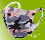 Sehr leichte Gesichtsmaske Camouflage Erwachsene